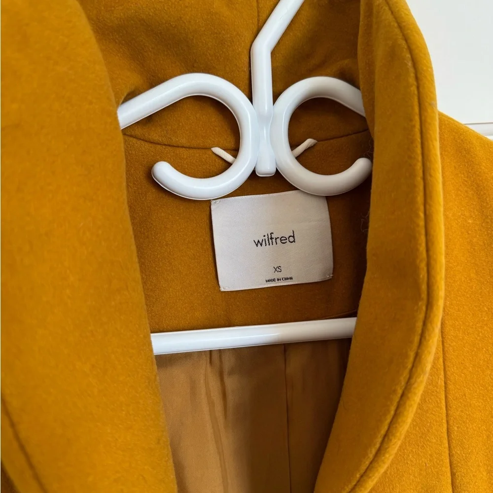 Wilfred Golden Button-Up Coat XS - Picture 3 of 5